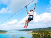 ziplining